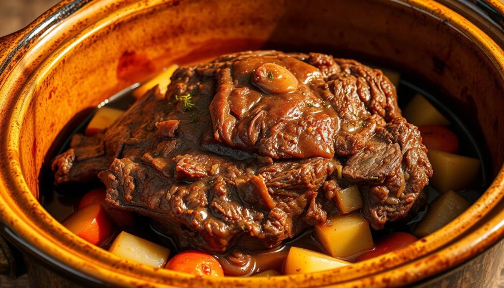 Beef Chuck Roast in a Slow Cooker