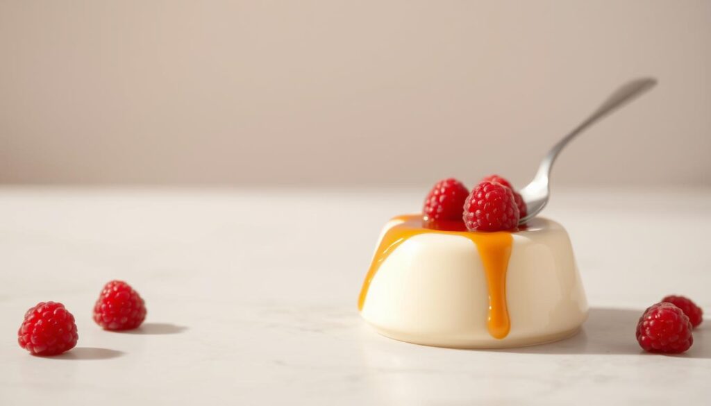 creamy panna cotta