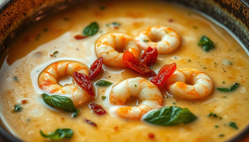 creamy shrimp soup