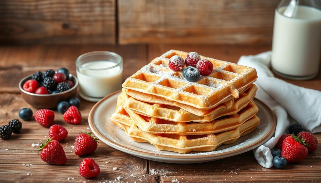 eggless waffle recipe