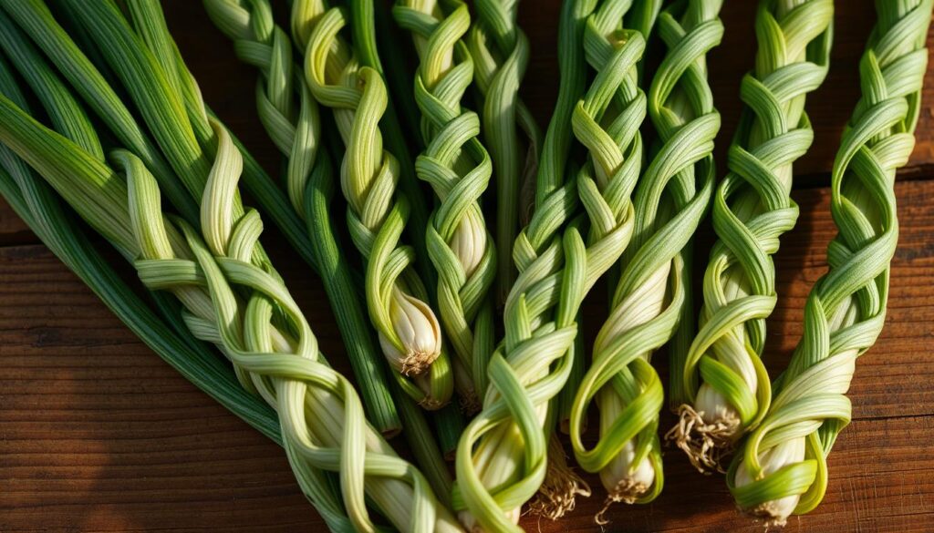 garlic scapes