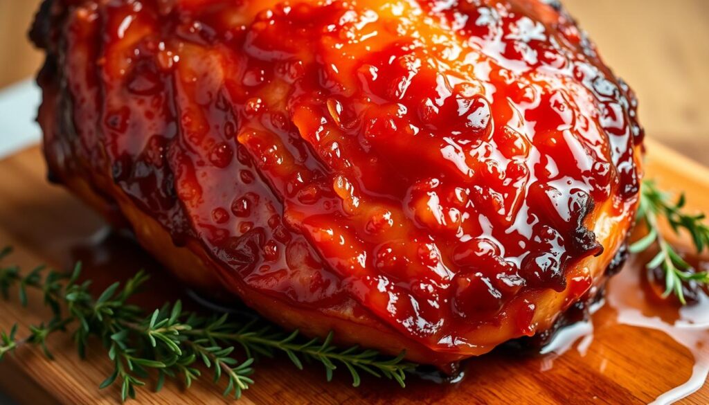 homemade honey glazed ham