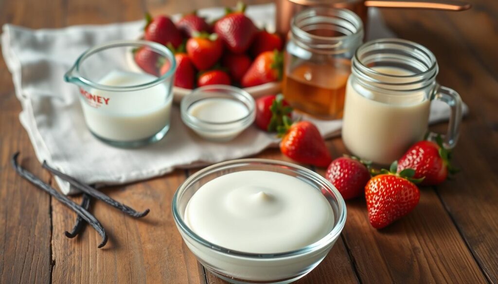 homemade panna cotta ingredients