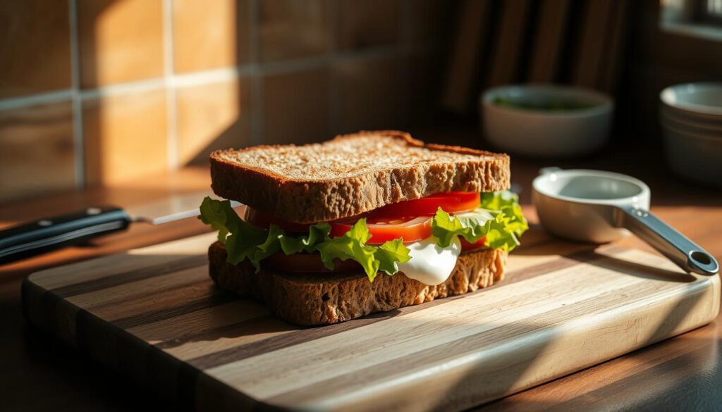 homemade sandwich