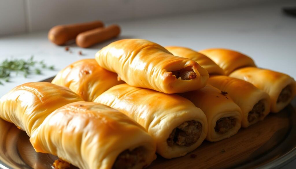 homemade sausage rolls