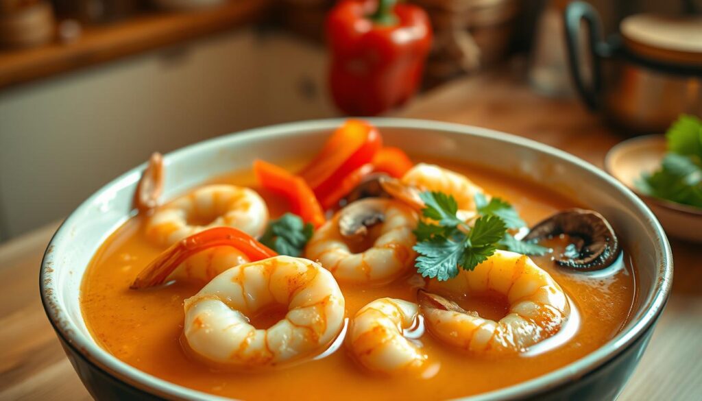 homemade shrimp soup