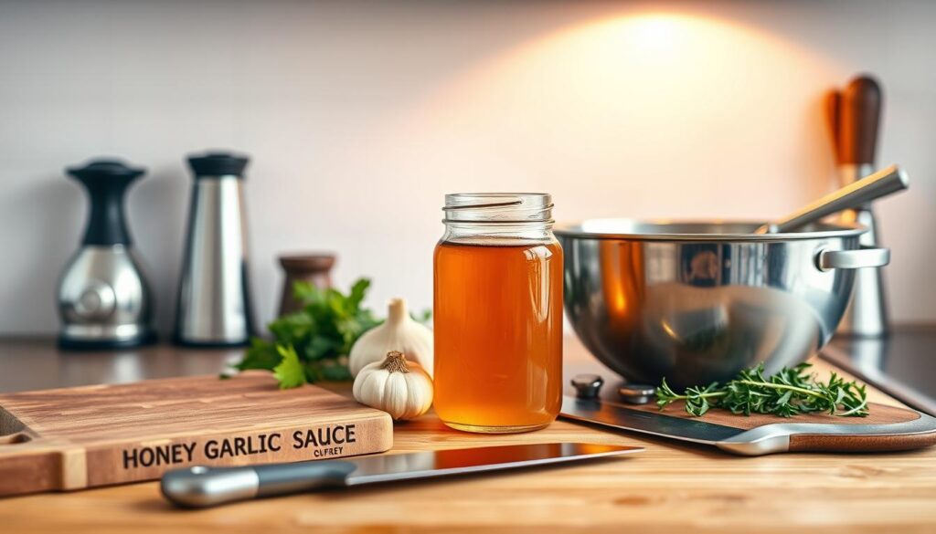 honey garlic sauce equipment