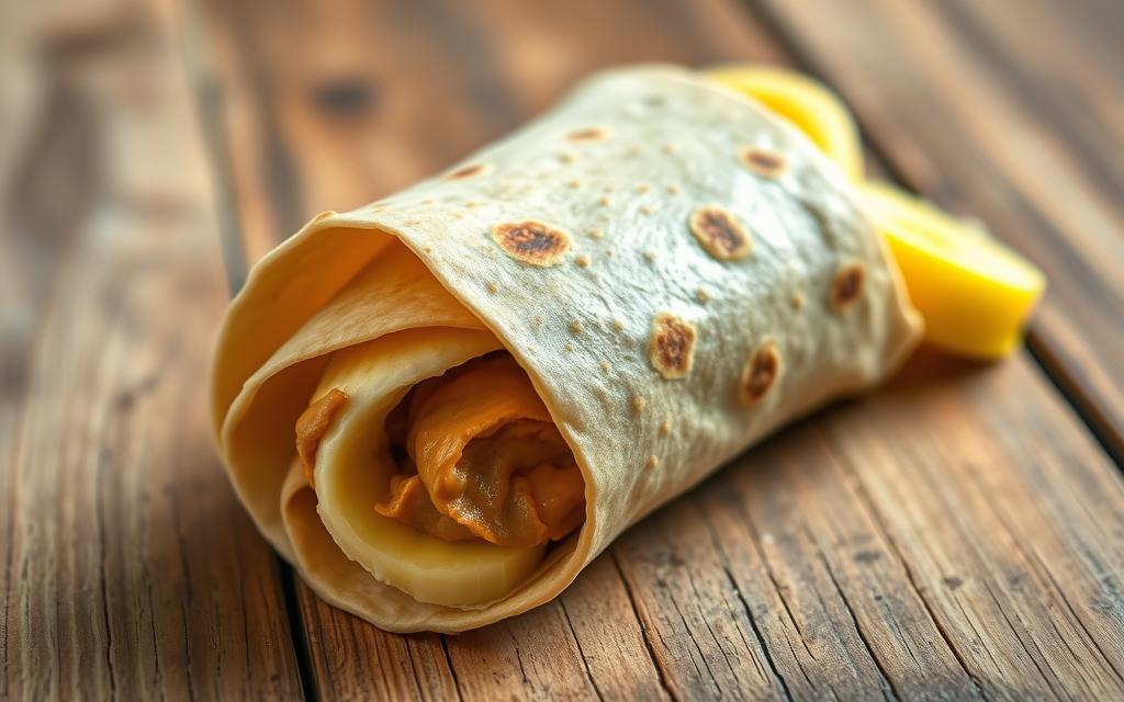 peanut butter banana wraps