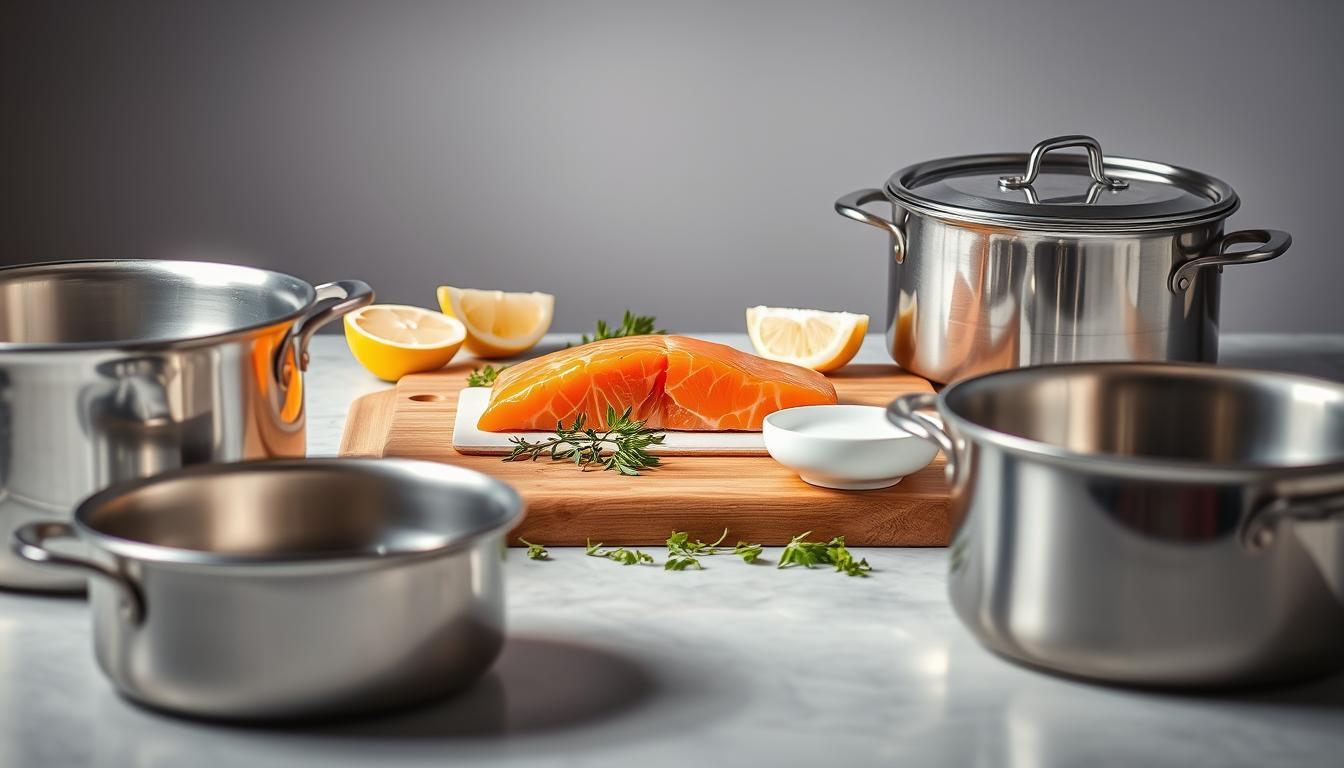 poached salmon equipment