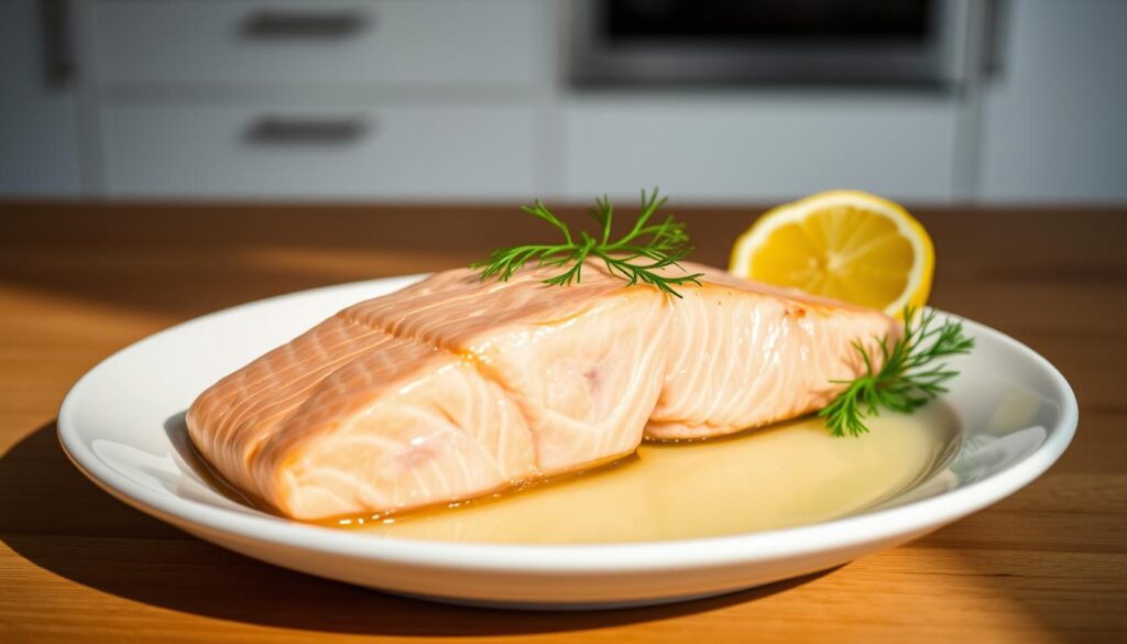 poached salmon recipe