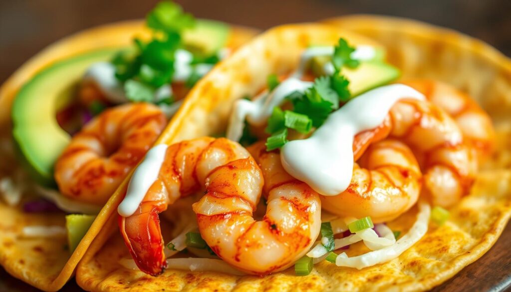 sautéed shrimp tacos