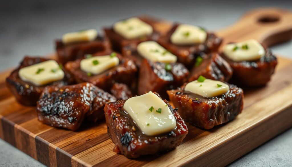 savory garlic butter steak bites