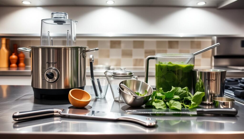 spinach soup equipment