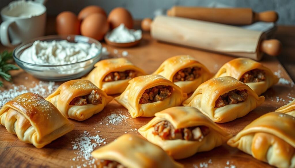 step-by-step sausage rolls