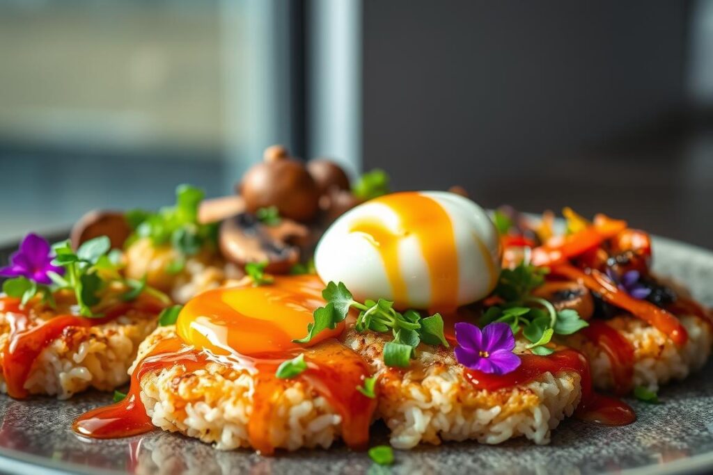 Modern Crispy Rice Fusion Dishes