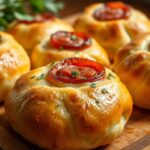 Pepperoni Yeast Rolls recipe