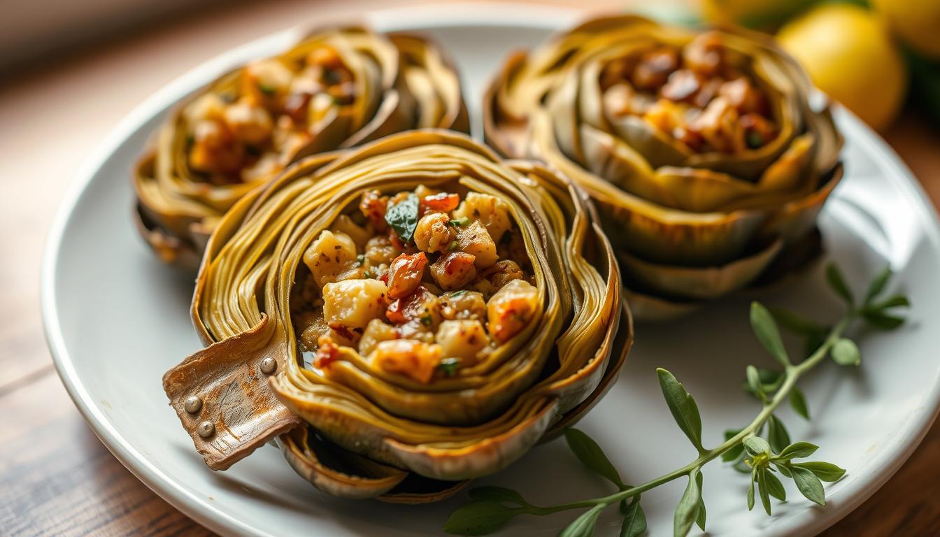 Stuffed Artichokes recipe