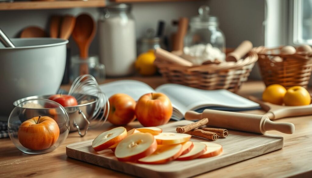 baking with apples