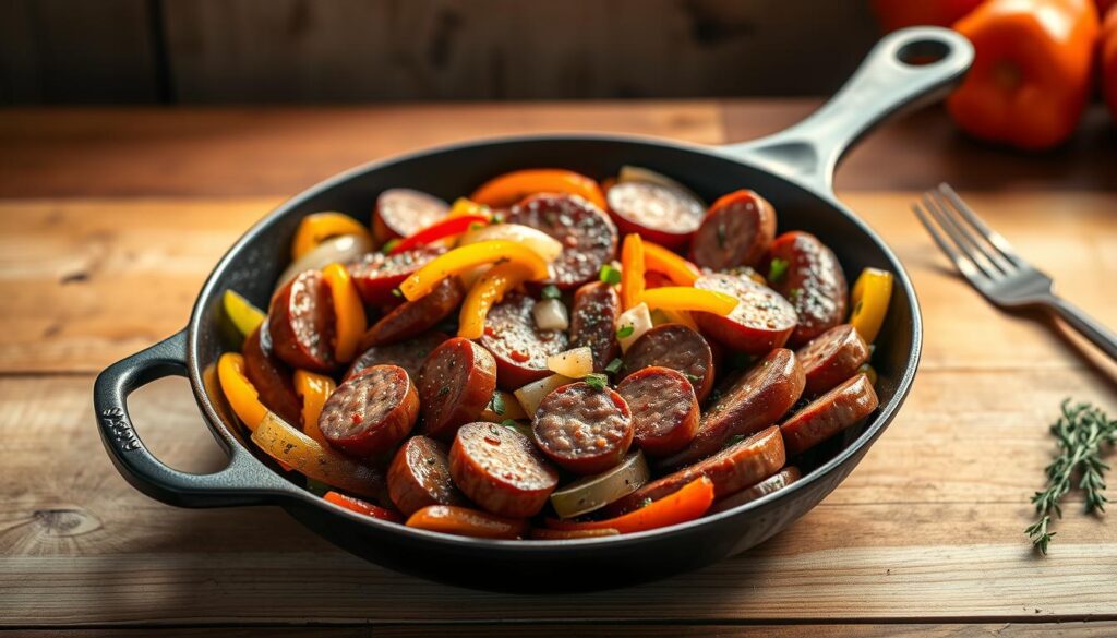 best skillet kielbasa dish