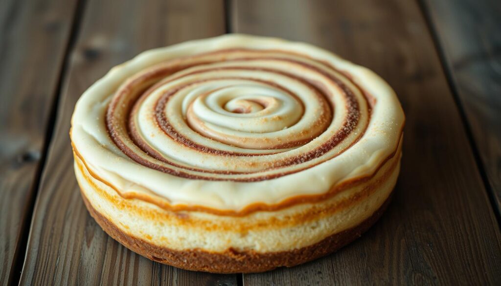 cinnamon bun cheesecake