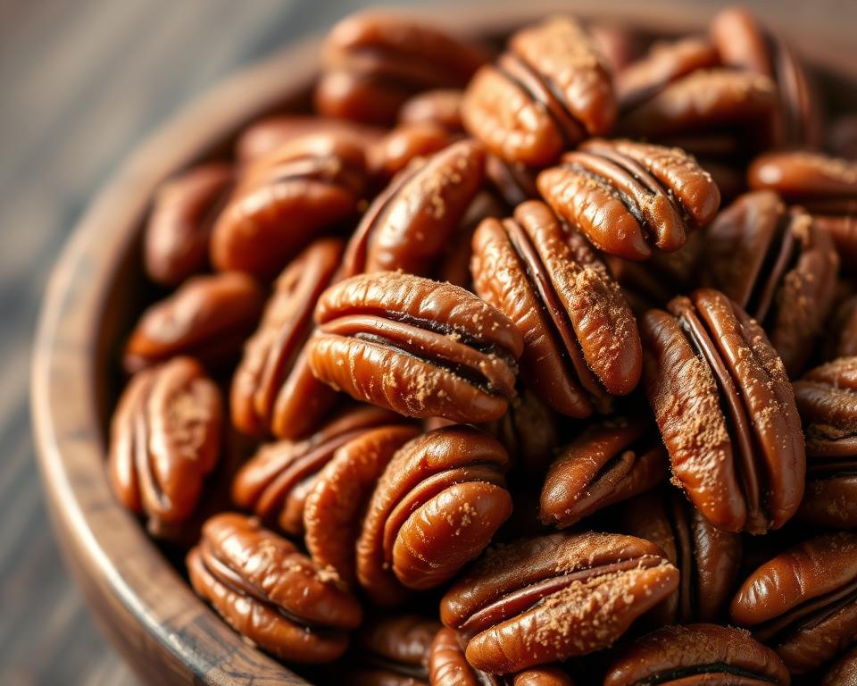 cinnamon candied pecans