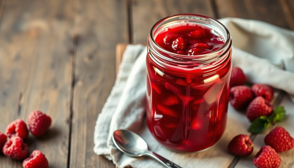 homemade raspberry jam