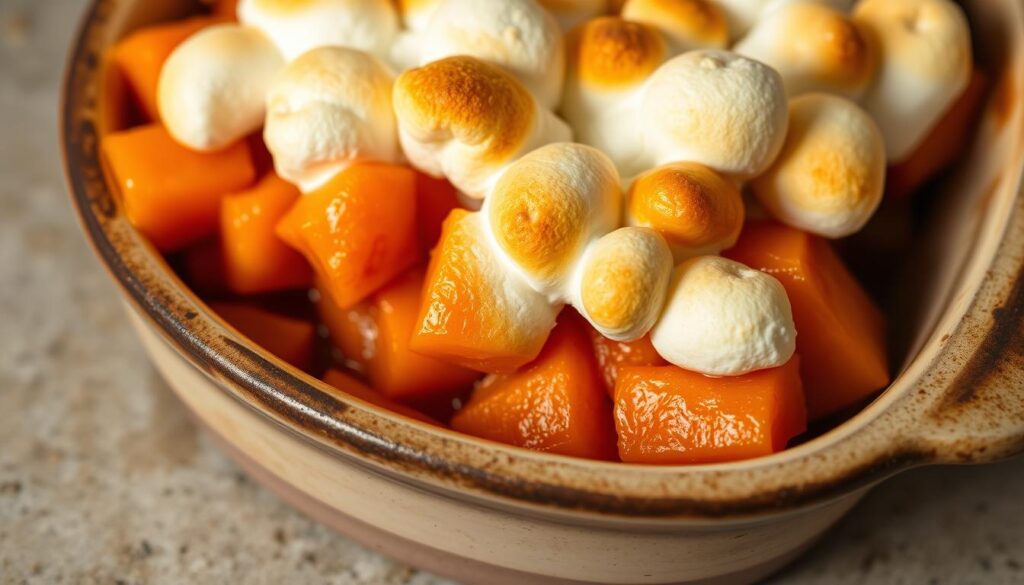 marshmallow topped candied yams