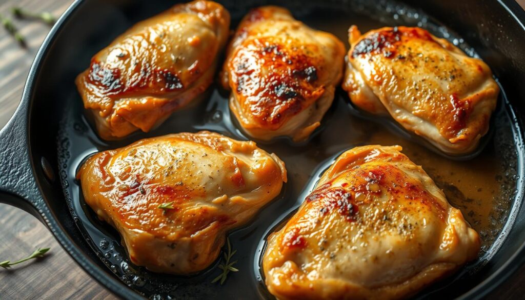 skillet chicken thighs