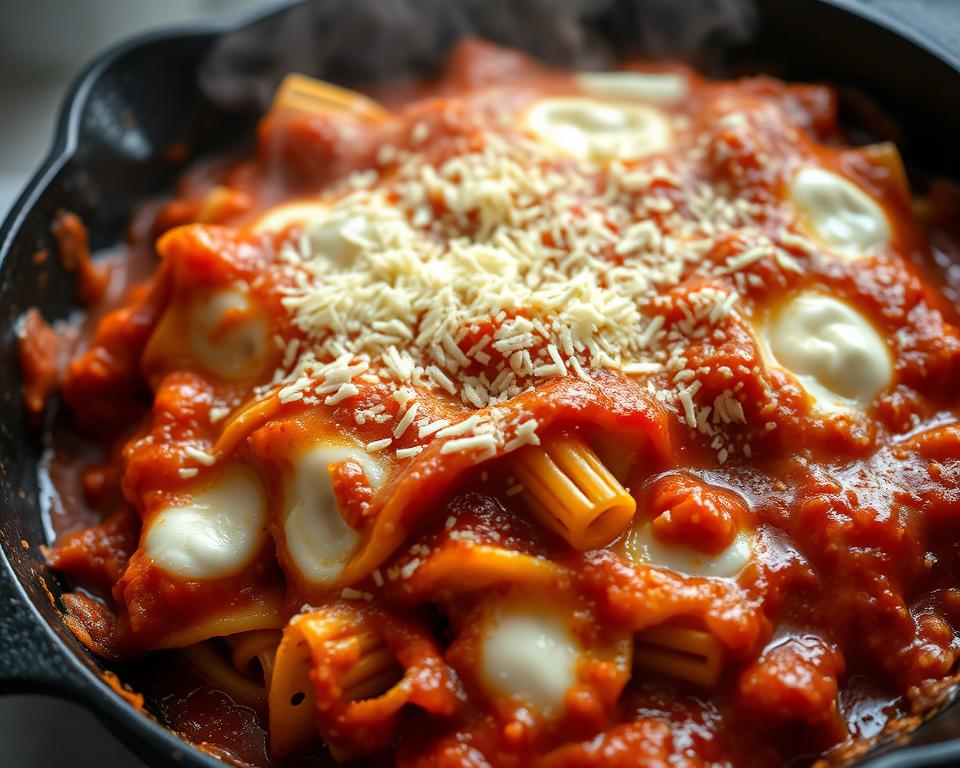 skillet lasagna with ricotta